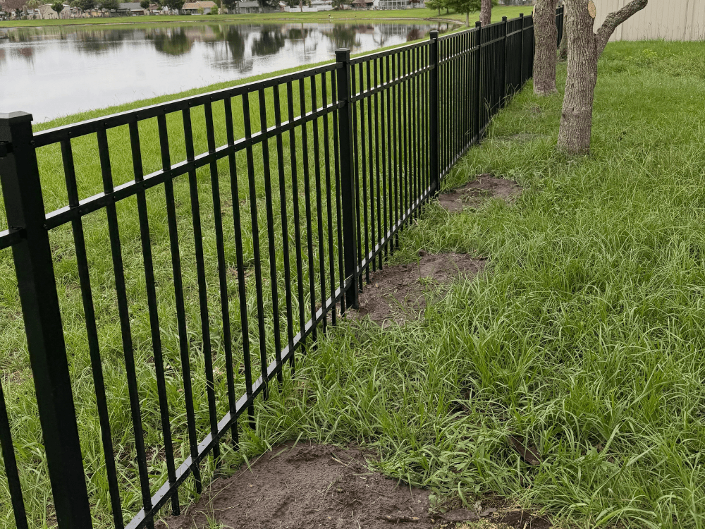 Aluminum fence